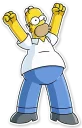 😄-Homer Simpson, Telegram Sticker