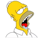 😴-Homer Simpson, Telegram Sticker