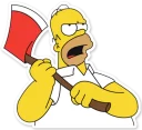 😡-Homer Simpson, Telegram Sticker