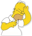 😐-Homer Simpson, Telegram Sticker