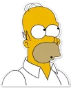 😗-Homer Simpson, Telegram Sticker