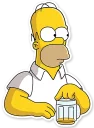 🍺-Homer Simpson, Telegram Sticker