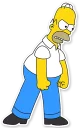 😠-Homer Simpson, Telegram Sticker