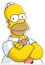 😊-Homer Simpson, Telegram Sticker