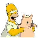 🐷-Homer Simpson, Telegram Sticker