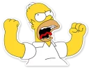 😡-Homer Simpson, Telegram Sticker