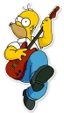 🎸-Homer Simpson, Telegram Sticker