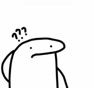 🤔-orang lidi, Telegram Sticker