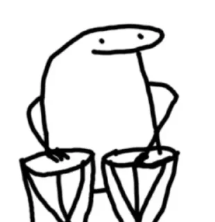 😀-orang lidi, Telegram Sticker