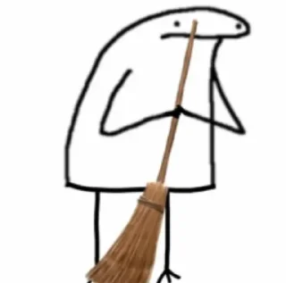 😊-orang lidi, Telegram Sticker