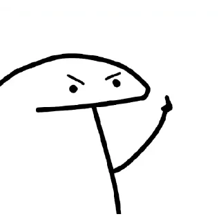 😠-orang lidi, Telegram Sticker