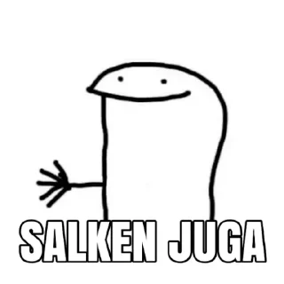 😊-orang lidi, Telegram Sticker