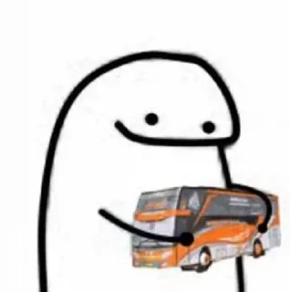 🚗-orang lidi, Telegram Sticker