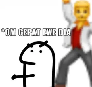 🗿-orang lidi, Telegram Sticker