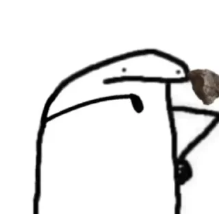 🤭-orang lidi, Telegram Sticker