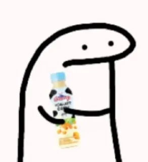 🥛-orang lidi, Telegram Sticker