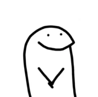 😊-orang lidi, Telegram Sticker