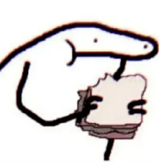 🙁-orang lidi, Telegram Sticker