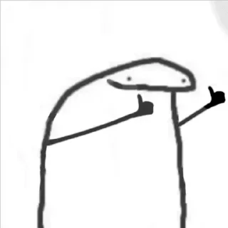 👍-orang lidi, Telegram Sticker