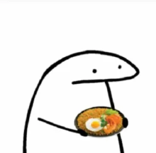 😋-orang lidi, Telegram Sticker