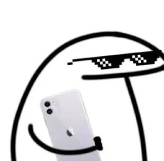 😎-orang lidi, Telegram Sticker