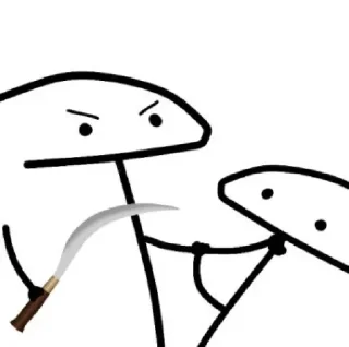 🤜-orang lidi, Telegram Sticker