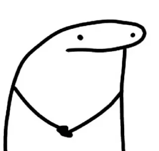 🙁-orang lidi, Telegram Sticker