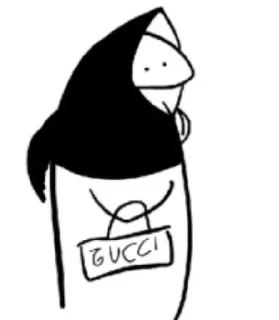 😊-orang lidi, Telegram Sticker
