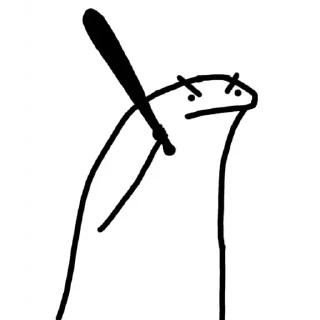 😠-orang lidi, Telegram Sticker
