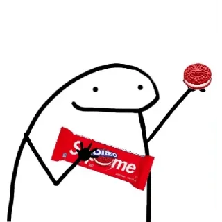 🤗-orang lidi, Telegram Sticker