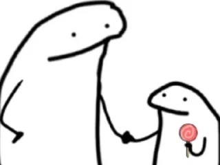 😊-orang lidi, Telegram Sticker