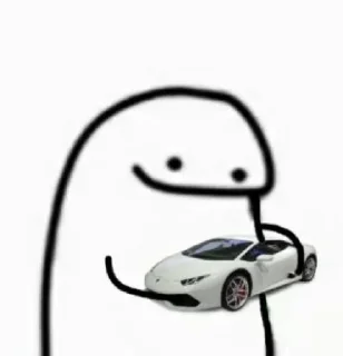 🚗-orang lidi, Telegram Sticker