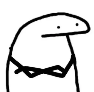 🙁-orang lidi, Telegram Sticker