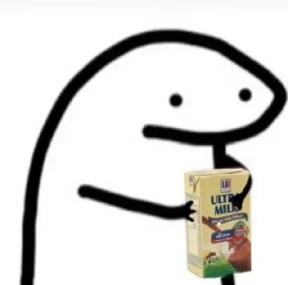 🥛-orang lidi, Telegram Sticker