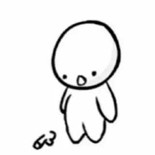 🙄-orang lidi, Telegram Sticker