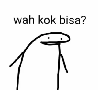 😨-orang lidi, Telegram Sticker
