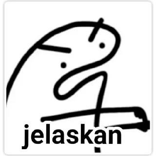 😠-orang lidi, Telegram Sticker
