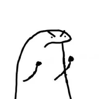 😤-orang lidi, Telegram Sticker
