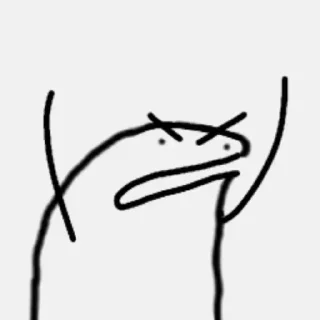 😡-orang lidi, Telegram Sticker