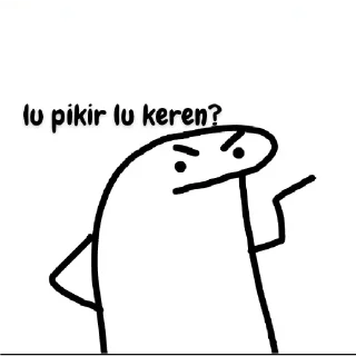 😒-orang lidi, Telegram Sticker