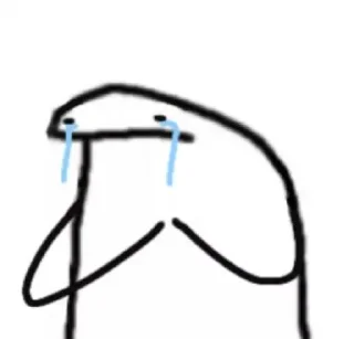 😓-orang lidi, Telegram Sticker