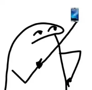 🗿-orang lidi, Telegram Sticker