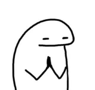 🙏-orang lidi, Telegram Sticker