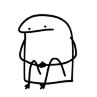 🙁-orang lidi, Telegram Sticker