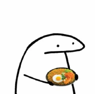 🍜-orang lidi, Telegram Sticker