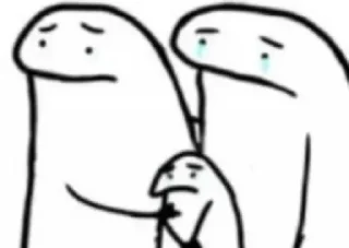 😓-orang lidi, Telegram Sticker