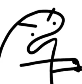 😡-orang lidi, Telegram Sticker