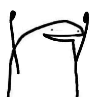 😃-orang lidi, Telegram Sticker
