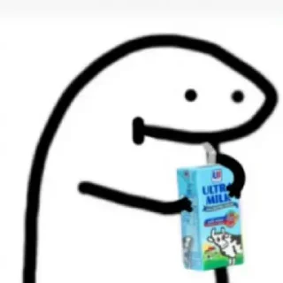 🥛-orang lidi, Telegram Sticker