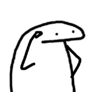 🗿-orang lidi, Telegram Sticker